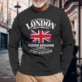 ユニオンジャック 英国の国旗 グレートブリテン ロンドン Union Jack 長袖tシャツ 長袖Tシャツ 高齢者への贈り物
