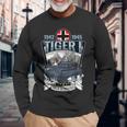 ヴィンテージ第二次世界大戦ドイツ戦車ティーガーi（1） 長袖Tシャツ 高齢者への贈り物