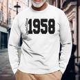 Limited Edition 1958年生まれ、68歳の誕生日 長袖Tシャツ 高齢者への贈り物