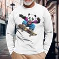 パンダベア スケートボード スケーター パンダベ 長袖Tシャツ 高齢者への贈り物