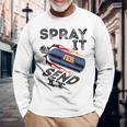 面白いドラッグレースカーnosスプレー Itend It 長袖Tシャツ 高齢者への贈り物