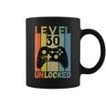 30歳の誕生日 レベル30 ロック解除 ビデオゲーム ゲーマー 男の子 ギフト コーヒーマグ