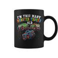 3Rd Birthday 3 Years Old I'm This Many Monster Trucks Old Coffee Mug 3Rd Birthday 3 Years Old I'm This Many Monster Trucks Old Coffee Mug