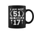 51歳の誕生日 ダーツプレイヤー おもしろダーツ コーヒーマグ