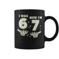 7歳の誕生日 I Was 6 Now Im 7歳 シックスセブン ミーム キッズ コーヒーマグ
