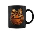 Basketball Coquette Bow Cute Basketball Player Coffee Mug