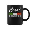 Ciao Italia トリコローレ イタリア国旗 フィレンツェ フィレンツェ イタリア 長袖tシャツ コーヒーマグ