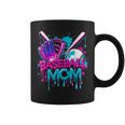 Cool Baseball Mom Neon Drip Sports Fan Coffee Mug