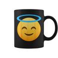 Emoticon Smiling Face With Halo Angel Coffee Mug