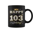 Happy 103Rd Birthday 103歳 女性 男性 誕生日パーティー 長袖tシャツ コーヒーマグ