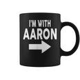 I'm With Aaron 名前 Aaron コーヒーマグ