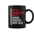 It's Lights Out And Away We Go Race Weekモータースポーツレーシング コーヒーマグ