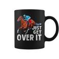 Just Get Over It 馬ショー ジャンピング乗馬 コーヒーマグ