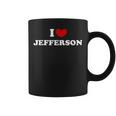 I Love Jefferson 私は愛する Jefferson コーヒーマグ