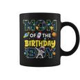 Mom Of The Birthday Boy Astronaut Family Space Planets Coffee Mug
