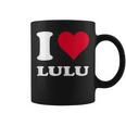 Red Heart I Love Lulu コーヒーマグ