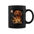 Vintage 90S Dachshund Howling At The Moon Wiener Dog Mom Coffee Mug