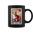 コーギー 面白いtシャツ 犬 タロット カード かわいい メンズ 子供 おもしろ 服 グッズ ネタ わんこ コーヒーマグ