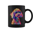 トイプードル愛好家デザイン ポップアート 面白いトイプードル 犬 長袖tシャツ コーヒーマグ