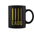 ベースプレーヤーギタリスト Eadg 4弦ベースギター コーヒーマグ