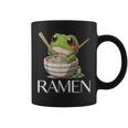 ラーメンを食べるカエルの麺 カワイイ 美的 日本アニメ コーヒーマグ