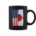 半日半 アメリカ国旗 日米ルーツ コーヒーマグ