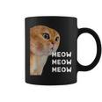 愚かなおしゃべり猫のミームニャーニャーニャー。 コーヒーマグ
