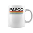 Fargo City レトロ ヴィンテージ ストライプ ギフトとお土産 コーヒーマグ