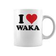 I Heart Waka ファーストネーム I Love パーソナライズ コーヒーマグ