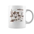 Ufo Corgi Western Alien Vintage 90S Wild West Fun Cowboy Dog Coffee Mug
