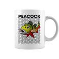 ピーコックバス 80 年代スタイルのモンスターフィッシュキーパー コーヒーマグ