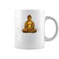 ブッダ 国際ヨガデー バックプリント コーヒーマグ
