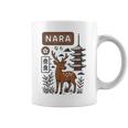 奈良 日本 鹿 日本語タイポグラフィ 漢字 自然 旅行 コーヒーマグ