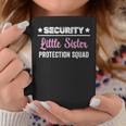 Big Brother Security Little Sister Protection Squad Coffee Mug Personalized Gifts