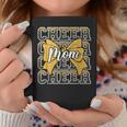 Cheer Mom Mama Bow Sport Cheerleader Cheerleading Yellow Coffee Mug Personalized Gifts