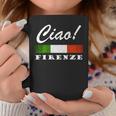 Ciao Italia トリコローレ イタリア国旗 フィレンツェ フィレンツェ イタリア 長袖tシャツ コーヒーマグ 面白い贈り物