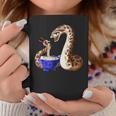 Cute Snake Eating Ramen Anime Style Hognose Snake Coffee Mug Unique Gifts