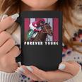 Forever Young Horse、競馬、デルマール、サンタアニタ コーヒーマグ 面白い贈り物
