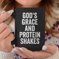 God’S Grace And Protein Shakes Christian Workout Fitness Gym Coffee Mug Unique Gifts God’S Grace And Protein Shakes Christian Workout Fitness Gym Coffee Mug Unique Gifts