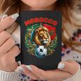 Lion And Flag Morocco Soccer Team Moroccan Soccer Fans Coffee Mug Personalized Gifts