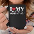 I Love My Autistic Boyfriend Birthday Anniversary Coffee Mug Personalized Gifts