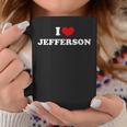 I Love Jefferson 私は愛する Jefferson コーヒーマグ 面白い贈り物