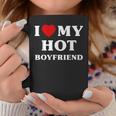 I Love My Hot Boyfriend シャツ マッチング I Heart My Boyfriend コーヒーマグ 面白い贈り物