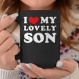I Love My Lovelyon 愛しい息子を愛しています コーヒーマグ 面白い贈り物