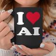 Red Heart I Love Ai コーヒーマグ 面白い贈り物