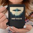 I Want To Believe ヴィンテージ Ufo エイリアン クラフト 夢の出会い コーヒーマグ 面白い贈り物