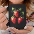 いちご フルーツモチーフ カラフル イラスト イチゴ コーヒーマグ 面白い贈り物