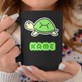 カメさん 亀《Kame》ミドリガメ【どうぶつフレンズ】水族館 ゆるくて かわいい キャラクター イラスト コーヒーマグ 面白い贈り物