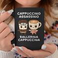 カワイイカプチーノ アサシーノ バレリーナ イタリアン ブレイン ミーム コーヒーマグ 面白い贈り物