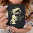 ギターロッカー ギタリスト 動物 パンク グランジ犬とマルチーズ コーヒーマグ 面白い贈り物